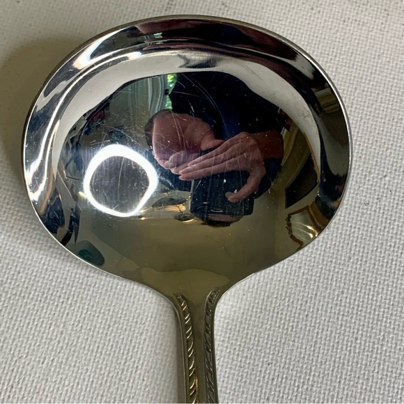 Reed & Barton TRADITION TANGLEWOOD Stainless 18/10 Gravy Ladle Glossy 6.75" - Picture 6 of 16